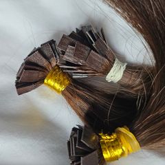 Hair extensions brown