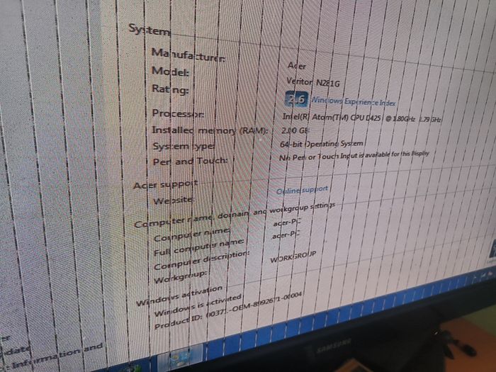 acer desktop pc