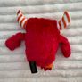 Keel Toys Monsterous Bullseye Plush Red Monster Striped Horns Halloween Used Please look at the pictures Image 7