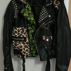 Mabelle Leather Biker Jacket