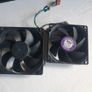 2 x 4 Pin PC Case Fans 80mm & 90mm Image 2