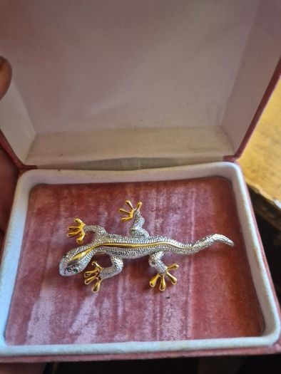 Vintage Salamander Brooch