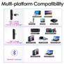 EasySMX Wireless Gaming Earbuds for PC VR PS4 PS5 Switch Mobile Steam Deck - 2.4G Dongle Wireless & Bluetooth - 30ms Low Latency - Headphones with Built-in Microphone Image 5
