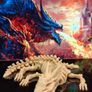 3D Printed Fully Articulating Dragon Skeleton Image 7