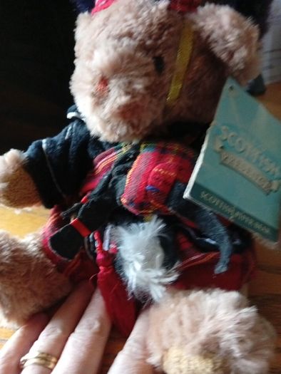 Keel Toys Scottish Piper Bear plush toy