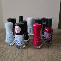 10 bottles of nail polish