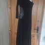 Vintage black one shoulder diamond dress (free post) Image 5