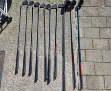 Golf Clubs and Colt Pencil Bag