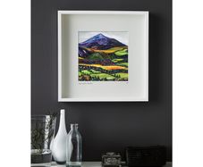 Sugar Loaf, Co. Wicklow. Large Framed Print by artist Helen Mathews