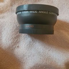 0.43X 58mm Wide Angle Lens,Black