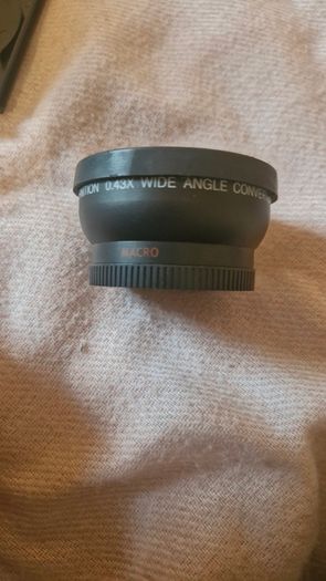 0.43X 58mm Wide Angle Lens,Black