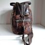 Vintage Orciani Duffel / Travel Bag / Medium Size Overnight Bag / Large Shoulder Purse. Image 6