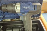 brand new cordless drill with 2 batteries, a charger, and carry case.