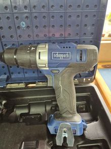 brand new cordless drill with 2 batteries, a charger, and carry case.