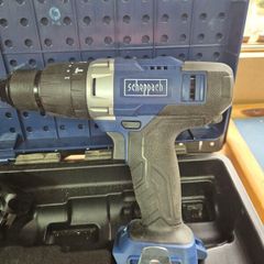 brand new cordless drill with 2 batteries, a charger, and carry case.