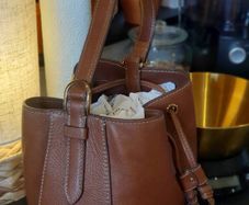 Fossil bucket bag and matching wallet