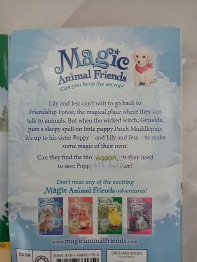 Magic Animal Friends books x 2