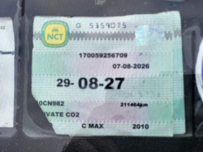 2010 Ford C Max 1.6 Diesel  Low Tax Bracket  200 Yearly NEW NCT FOR I YEAR