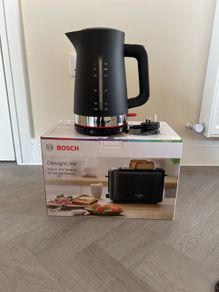 Bosch kettle & toaster | black