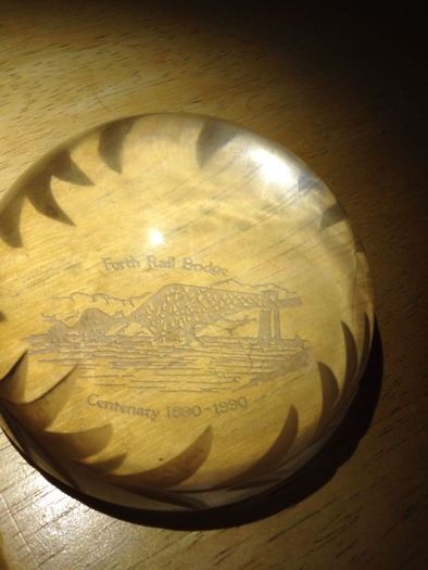 Forth Rail Bridge Centenary 3D Paperweight
