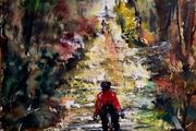 Paris roubaix watercolour