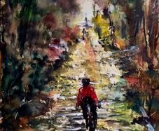 Paris roubaix watercolour