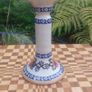 Beautiful Nicholas Mosse Tall Candlestick in the Popular but Discontinued Kilfane Rose Pattern, Circa 1996-2004, Number One of Two Available Image 3