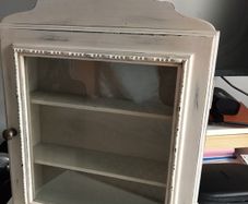 Bathroom cabinet ..worn cream effect