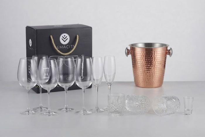 QUICK SALE(BARGAIN): Complete Barware, Gin Set, Ice Bucket & Glassware Bundle - Excellent Condition | Collection D13