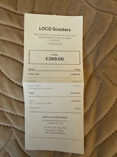 Electric scooter
