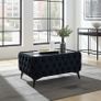 Chesterfield Coffee Table Velvet Rectangle 83x63 Image 4