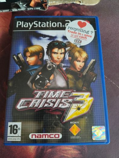 vintage Time Crisis + G-Con 45 Light Gun Big Box Bundle for the original PlayStation (PS1)
