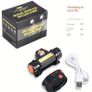USB Charging LED Headlight - Near & Far COB Light, Multifunctional for Outdoor Fishing & Emergency, Free inspection Image 10