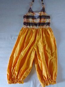 Orange/yellow ladies jumpsuit  size M.