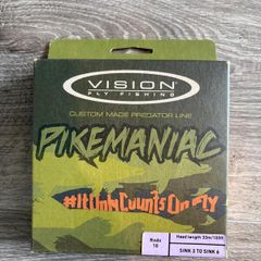 Vision Fly Line Pikemaniac WF10 Sink3 to Sink6 NEW