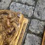 Antique pair of giltwood baroque frames Image 3