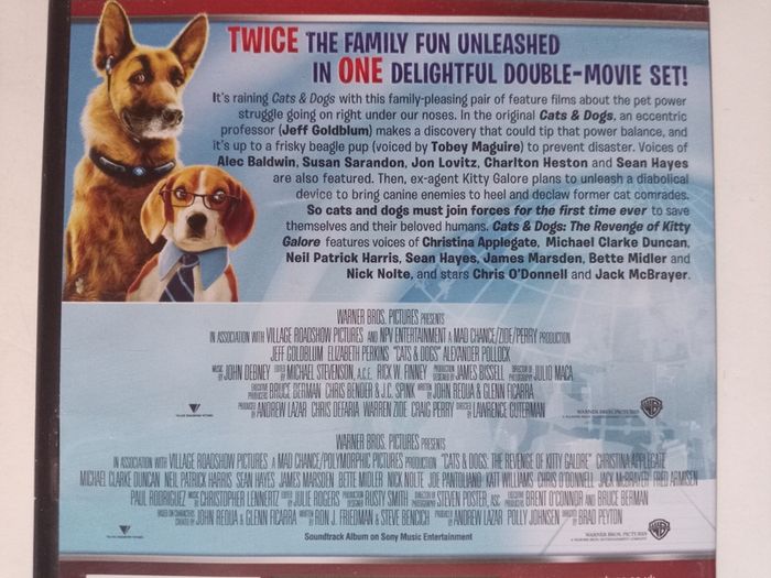 Cats & Dogs 1 & 2 Boxset [2xDVD 2xMovie]