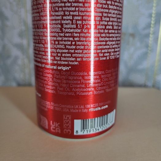 The Ritual of Ayurveda Foaming Shower Gel 200ml, Full Size