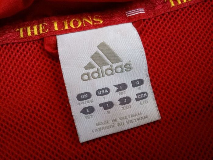 Mint 2008 British & Irish Lions Adidas Track Top Size XL