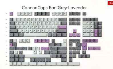 CannonCaps Earl Grey Lavender Keycaps