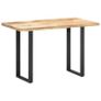 Dining Table 120x60x76 cm Solid Mango Wood Image 8