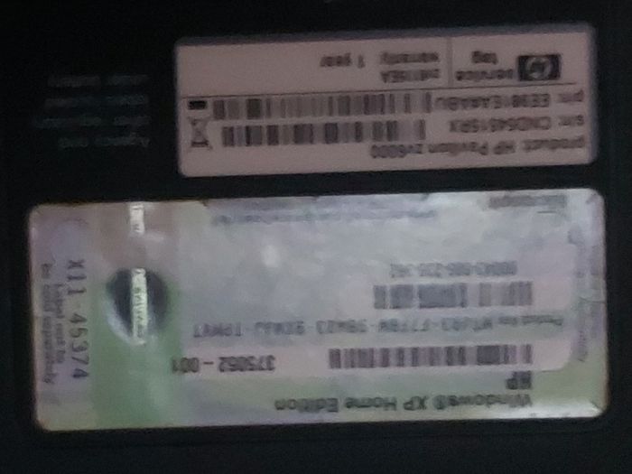 HP Pavilion zv6000, .5GB Ram, 60GB HDD, Original Windows XP, Real Genuine Vintage Laptop in excellent condition