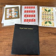 Great Britain Stamp Mint Smilers Sheets 2000 In Royal Mail Binder