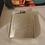 Whisky - Stainless Steel 6 Oz Flask & An Amazing Guide To 50 Of The World's Best Whiskies - 64 Page Book  - New - Never Used. In a Presentation Metal Box. Image 2
