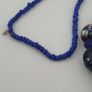 Antique Venetian Style Aventurine Glass Beads Necklace Image 2
