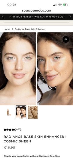SOSU Cosmetics Radiance Base Skin Enhancer. Cosmic Sheen