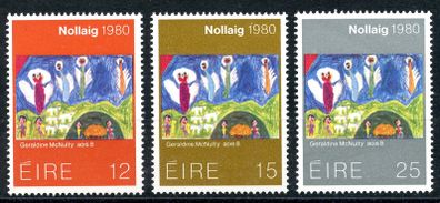 Ireland 1980 : Scott #489-491 Christmas - Mint Never Hinged
