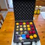 Jonny 8-Ball English Pool Ball Carry Case Aluminium Black Image 8