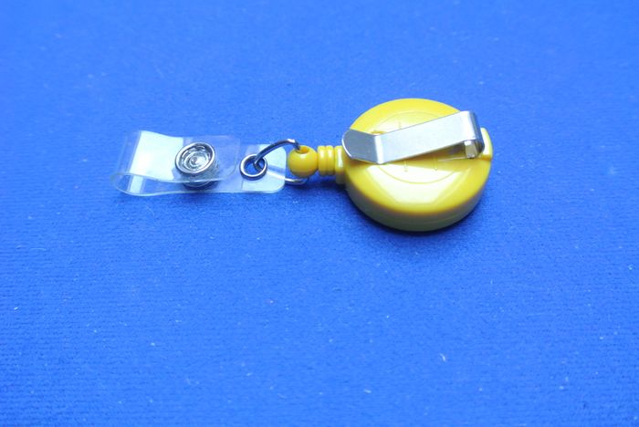 Belt Clip Badge Holder With Elasticated Cord.
