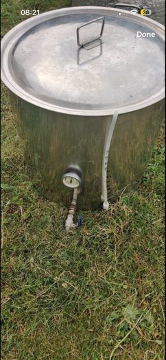 Homebrew beer burner and pots